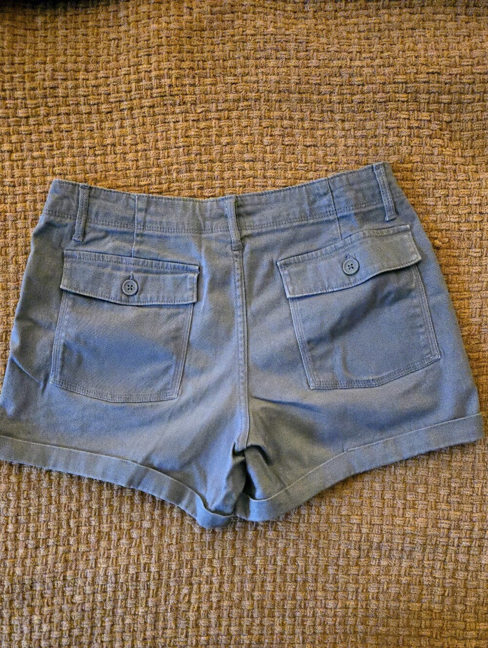 Faded Glory Casual Women's Utility Shorts Khaki Size 8 - Picture 2 of 3